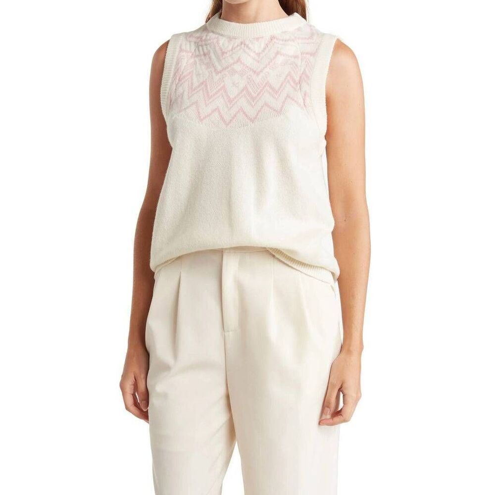 ATM Anthony Thomas melillo fair isle wool vest Small